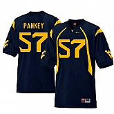 West Virginia Mountaineers 57 Adam Pankey Navy College Football Jersey Dzhi,baseball caps,new era cap wholesale,wholesale hats